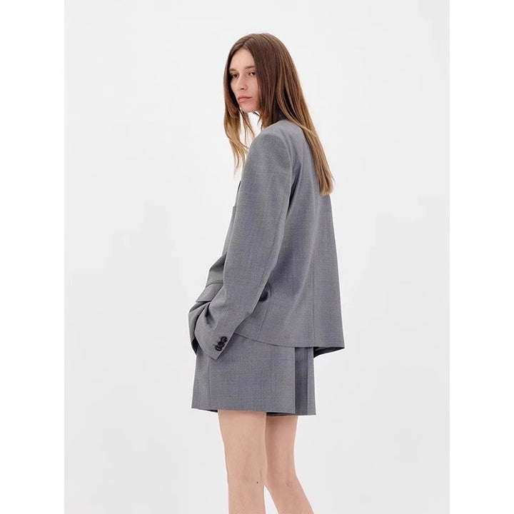 Dame Oversized Blazer med kort snit Stilla