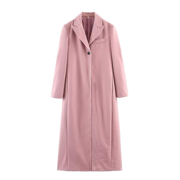 Damer Elegant Uld Trench Coat Stilla