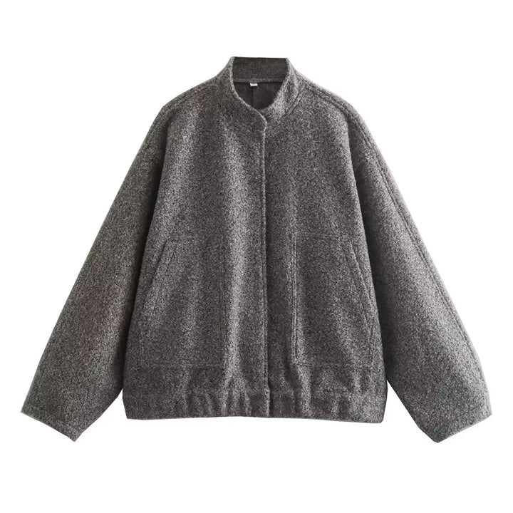 Dame Oversize-vinterjakke med praktiske lommer Stilla