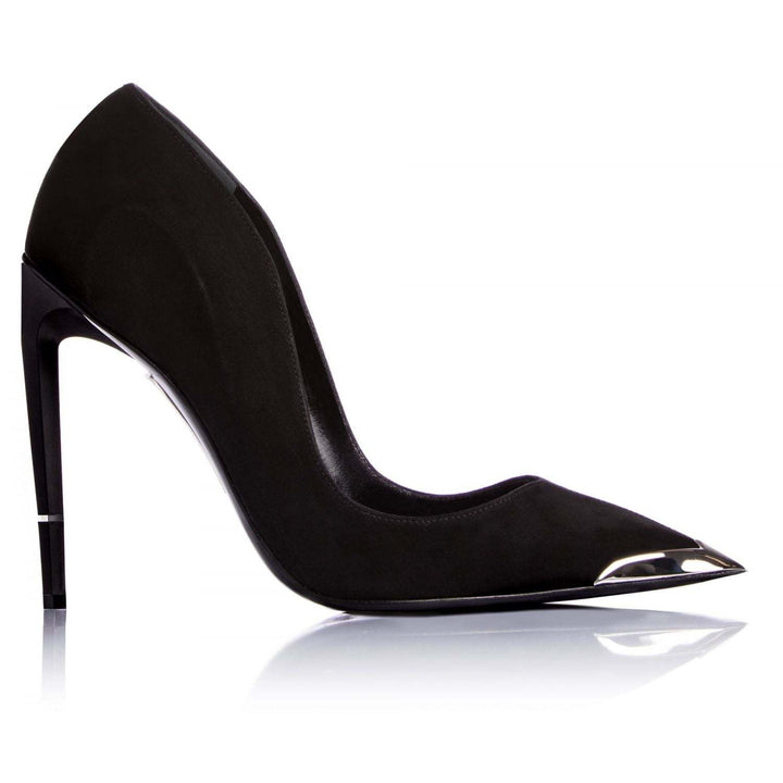 Femme Luxe Spids-Ti Stiletto-Hæle med Metallic-Detalje Stilla