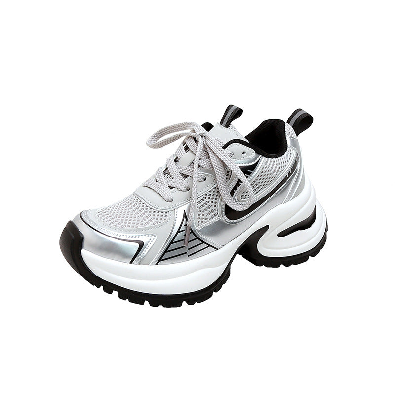 Dame Hybrid-sneakers med åndbart mesh-oberstof og trendy sål Stilla