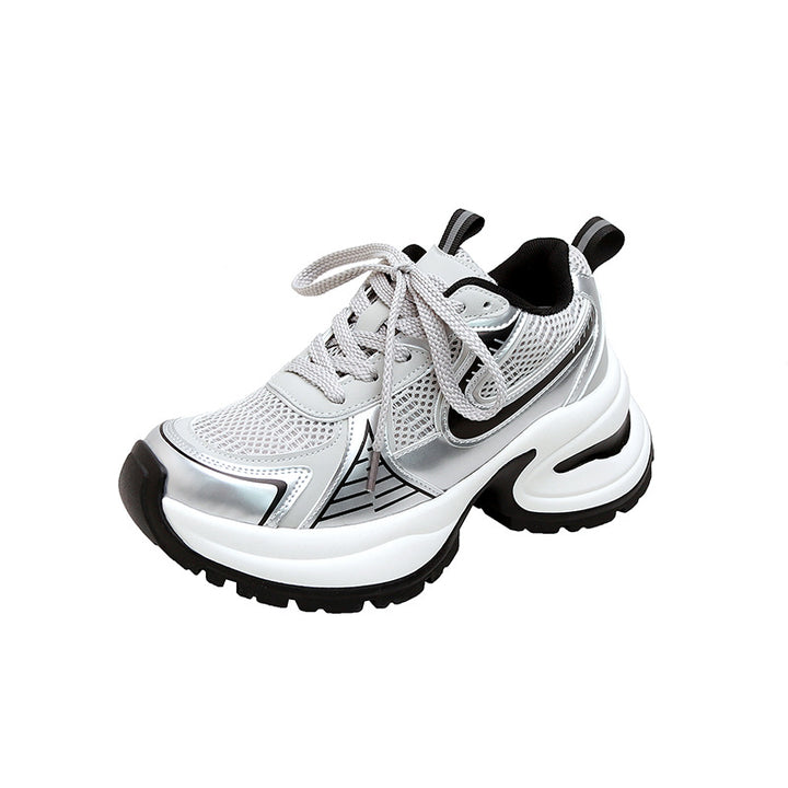 Dame Hybrid-sneakers med åndbart mesh-oberstof og trendy sål Stilla