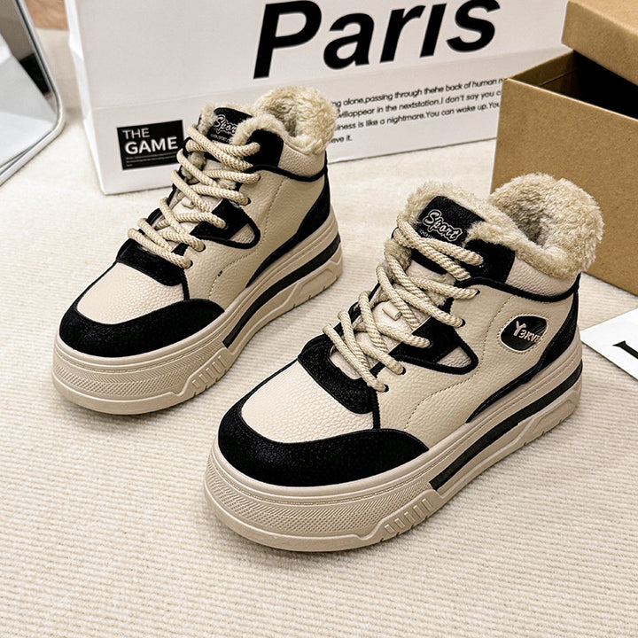Dame High-Top Sneakers med hyggelig indvendig foret og stabil profilsåle Stilla