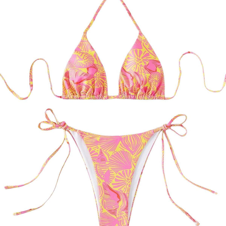 Dame Triangel-Bikini med legendarisk blomsterdesign Skovae
