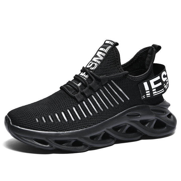 Unisex nan åndbare ultralette strik-sneakers med dæmpende hulsål Skovae