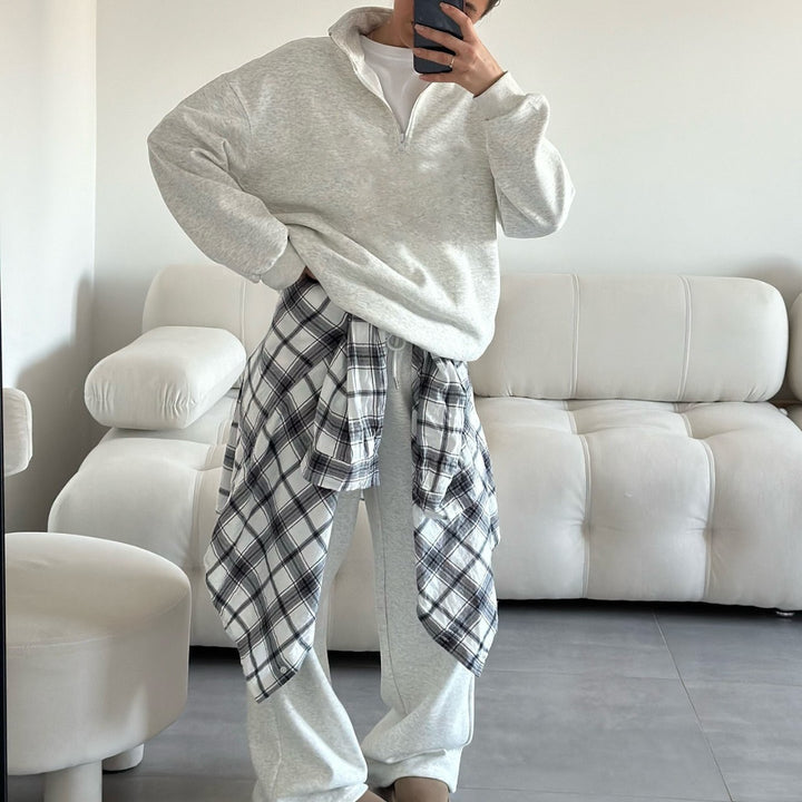 Kvinder casual fleece top og komfortable joggingbukser sæt Skovae