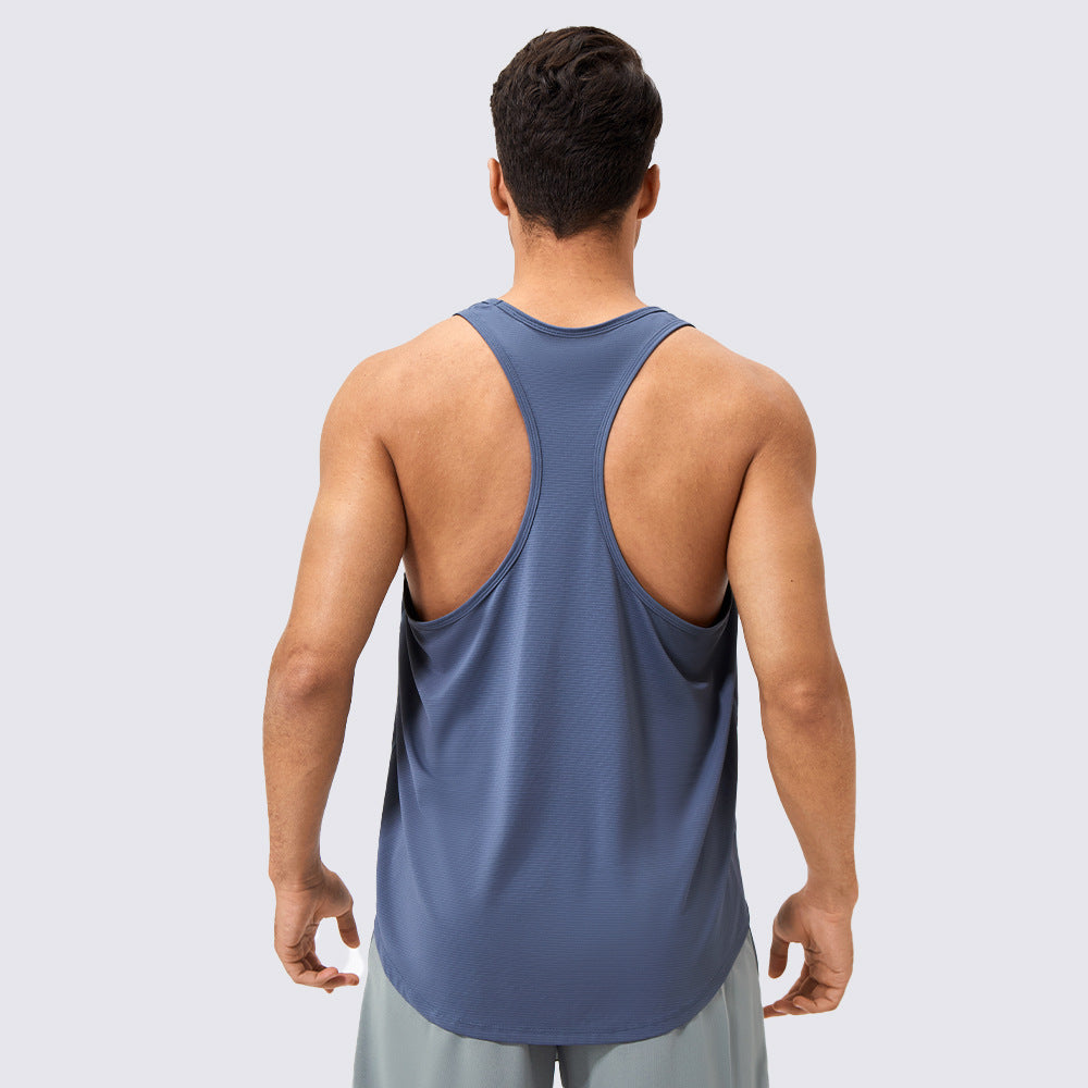 Herrer Sporty Muskelshirt med generøs rygudskæring Stilla