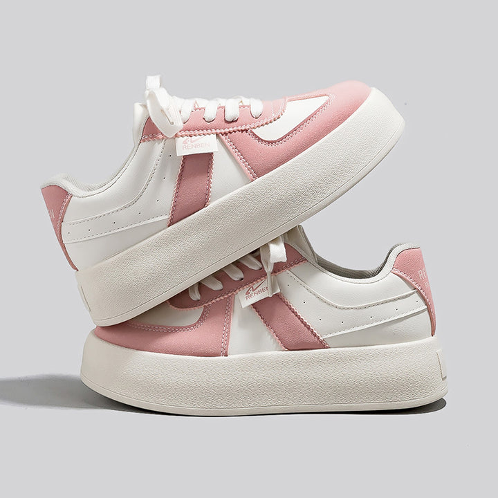Dame trendy sneakers med skridsikre såler og sportslig dækning Stilla