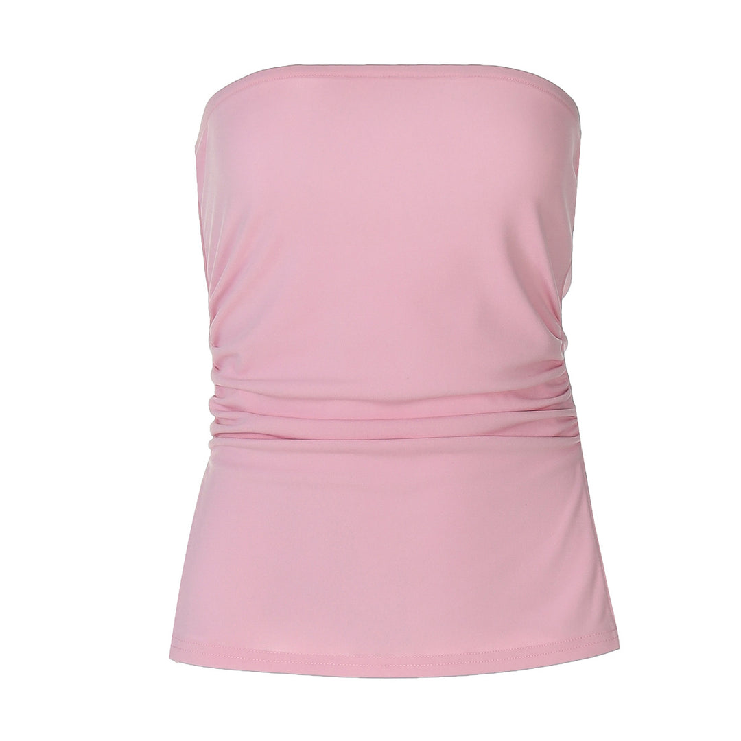Damen Rüschenshirt uden ærmer Stilla