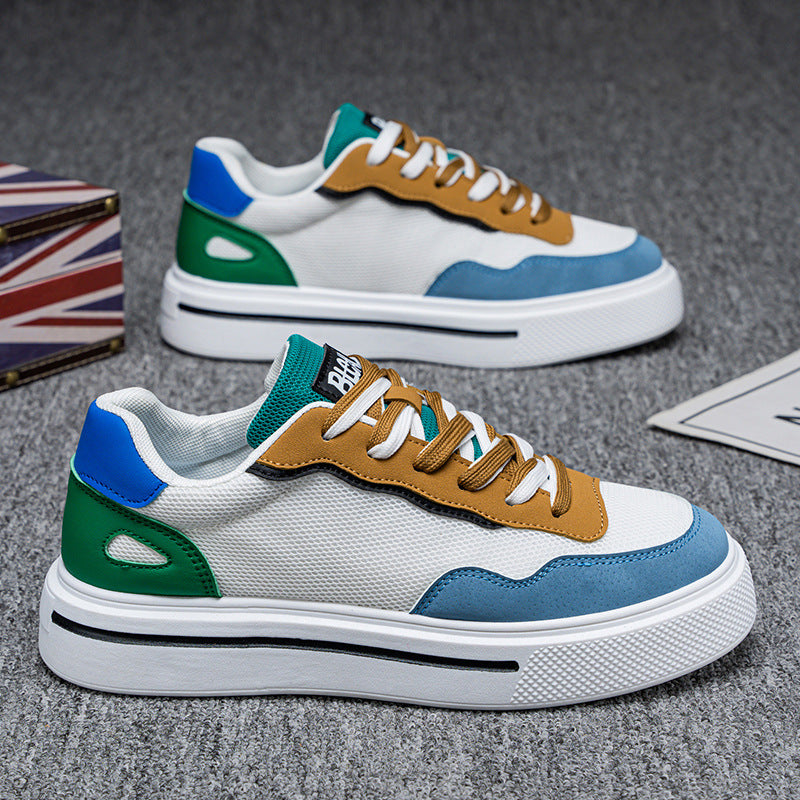 Herrer fritids snørresneakers med innovativt åndbart mesh-design Stilla