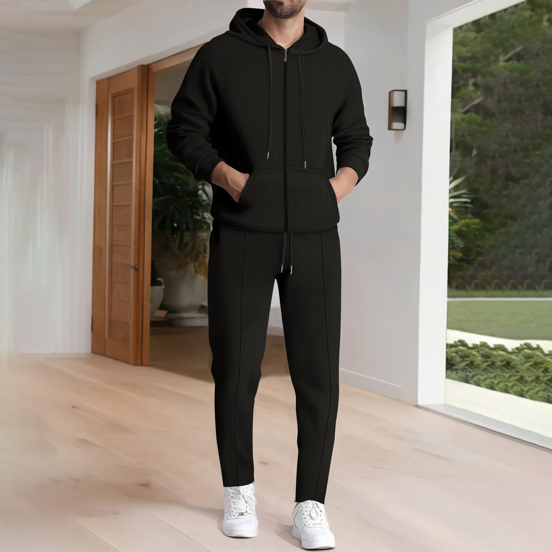 Herre fritids-hoodie-sæt med moderne design Stilla