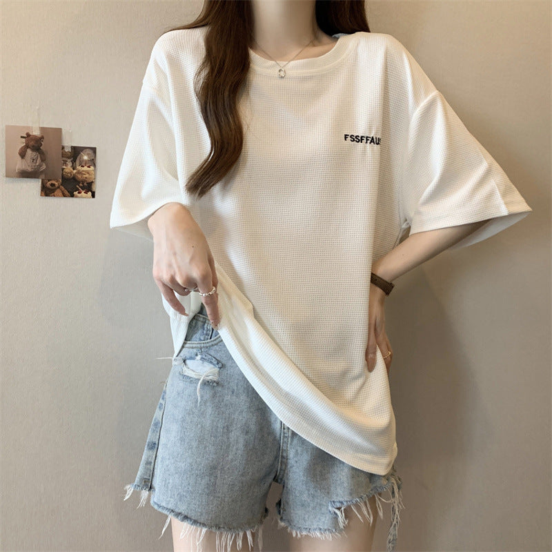 Femme Vaffelpique Oversized T-Shirt Stilla