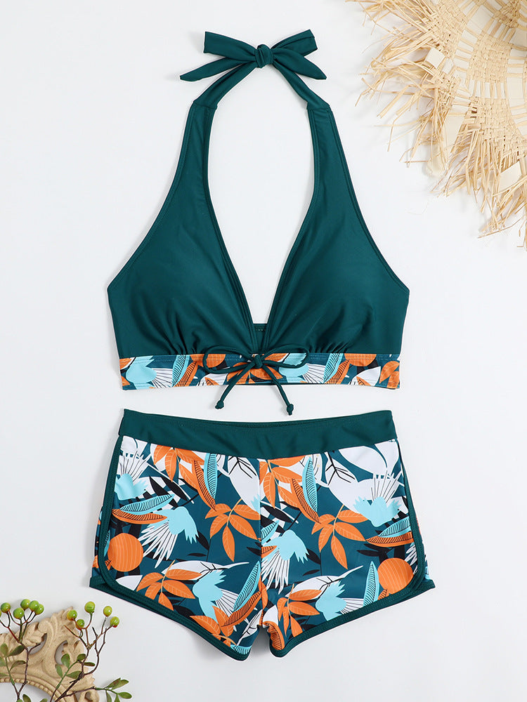 Dame Sporty Bikini-sæt med skjult mave Skovae
