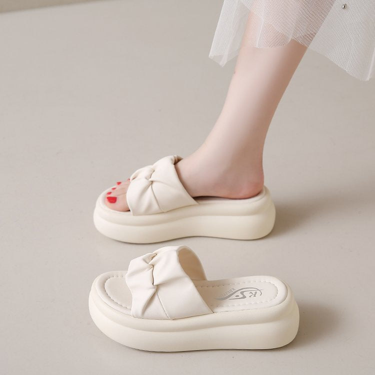 Dame Plateau-Sandaler med Knoten-design og ergonomisk sål Stilla