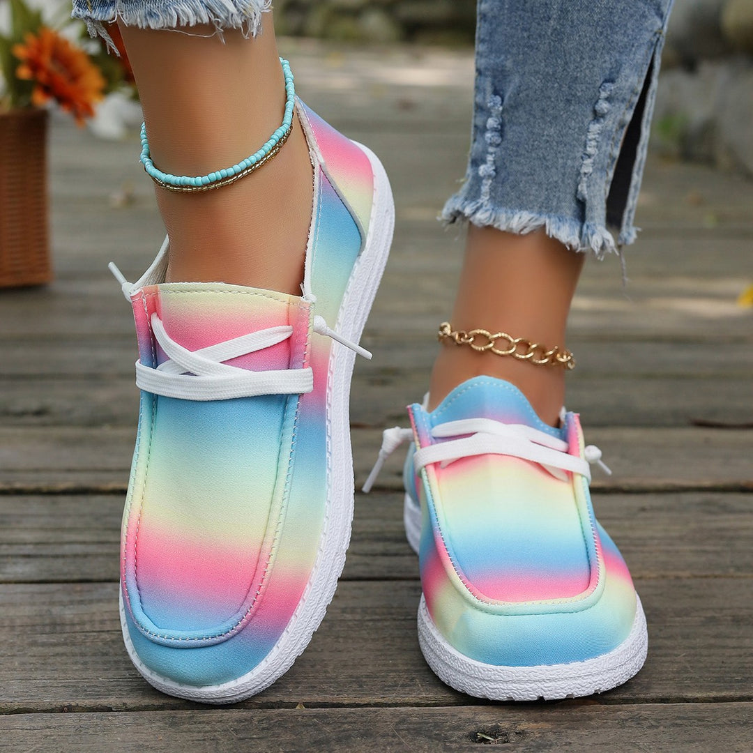 Dame Sports Slip-On Sneakers med moderne farvegradient Stilla
