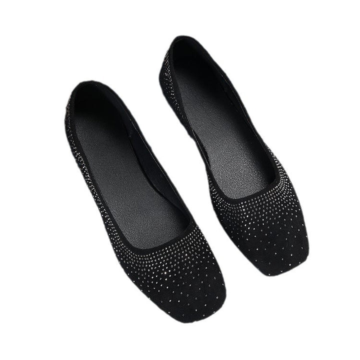 Dame Elegante og glitrende Ballerinas med Strass Stilla