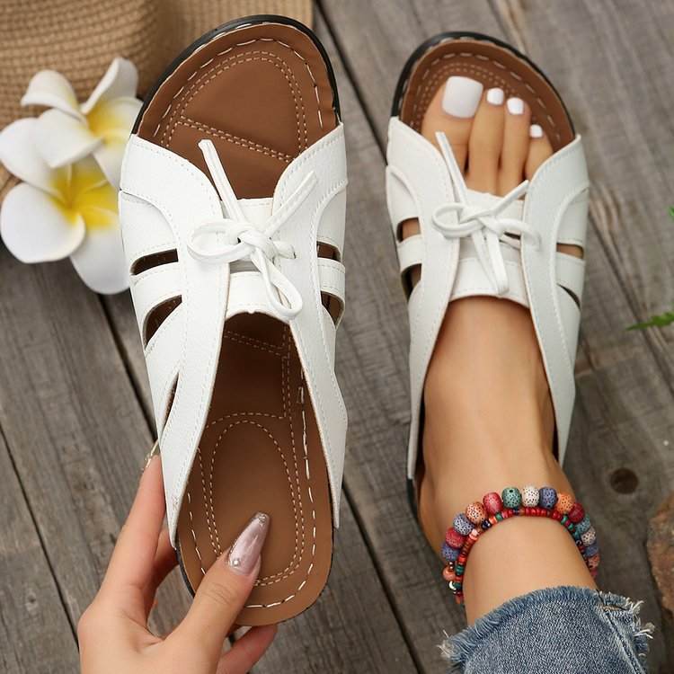 Dame sandaler med flettet design og komfortabel sål Stilla