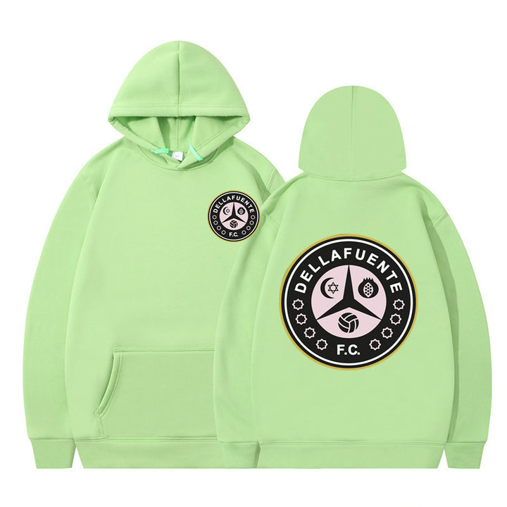 Kvinders hættejakke med præget logo og blød fleece Skovae