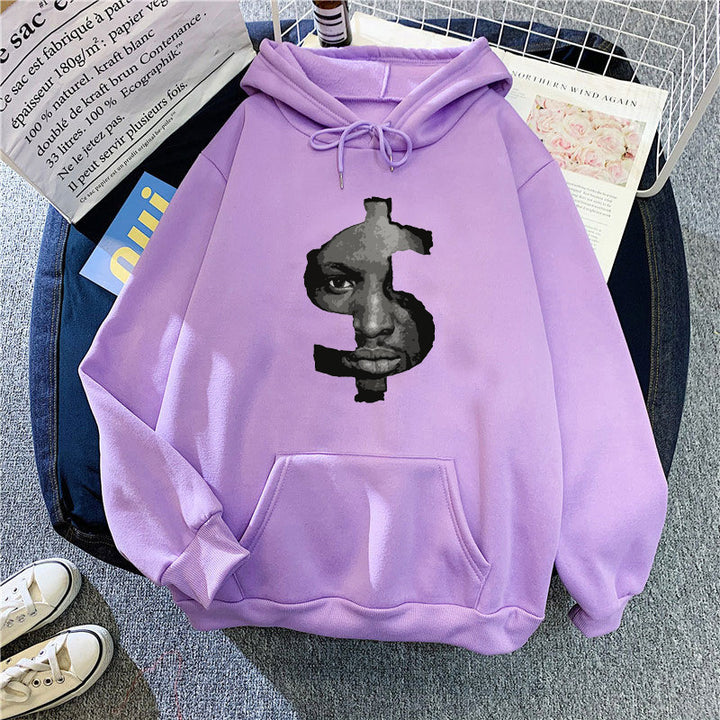 Kvindernes hoodie med markant grafisk print Skovae