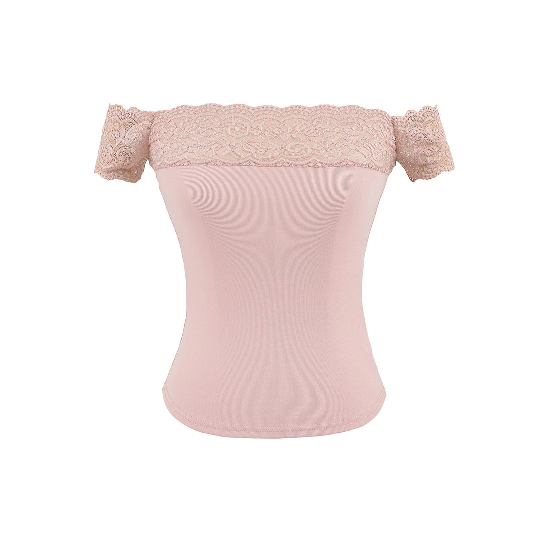 Dame Spids-Bustier med Off-Shoulder Design og figursyet Snit Stilla