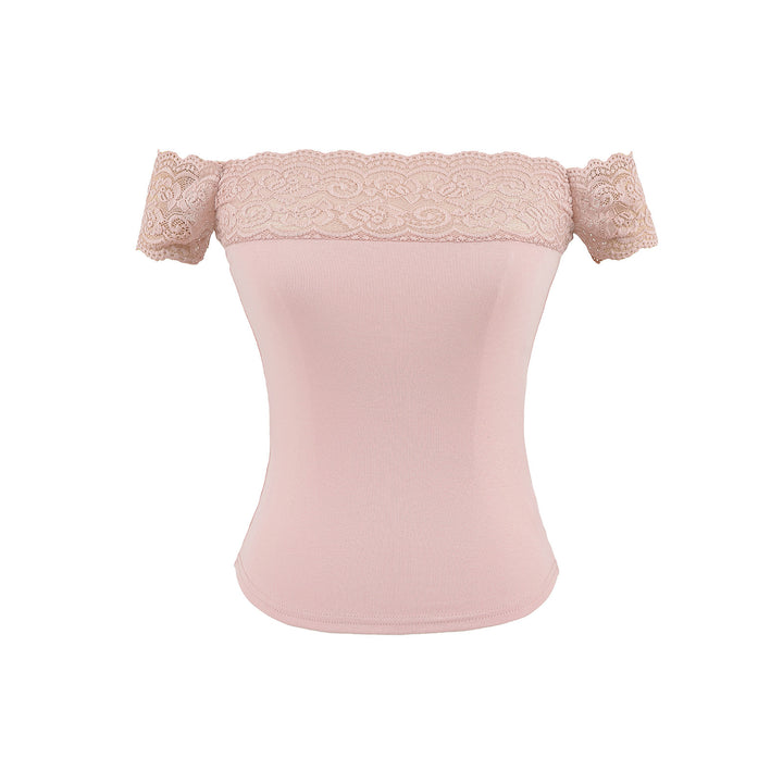 Dame Spids-Bustier med Off-Shoulder Design og figursyet Snit Stilla