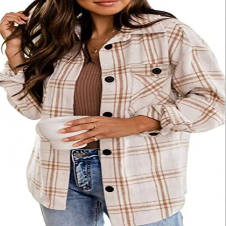Dame flannel skjorte Stilla