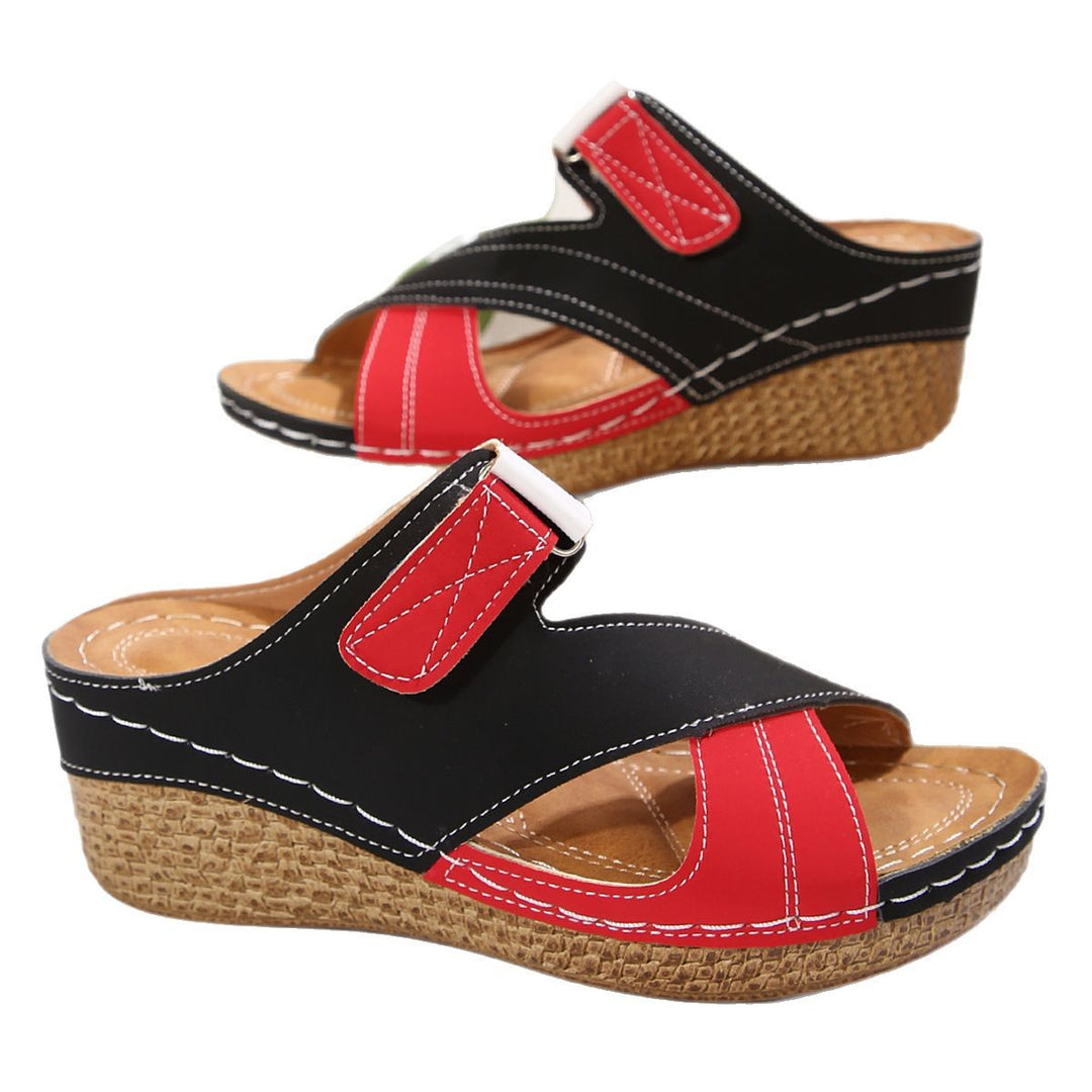 Dame Wedge-sandaler med justerbar rem og ergonomisk fodseng Stilla