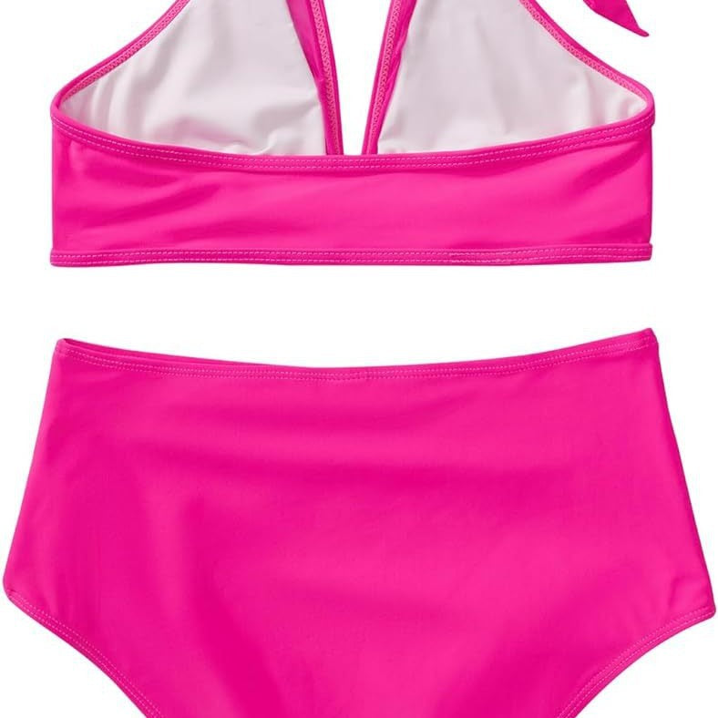 Damer Højt skåret Sporty Bikini-sæt Stilla
