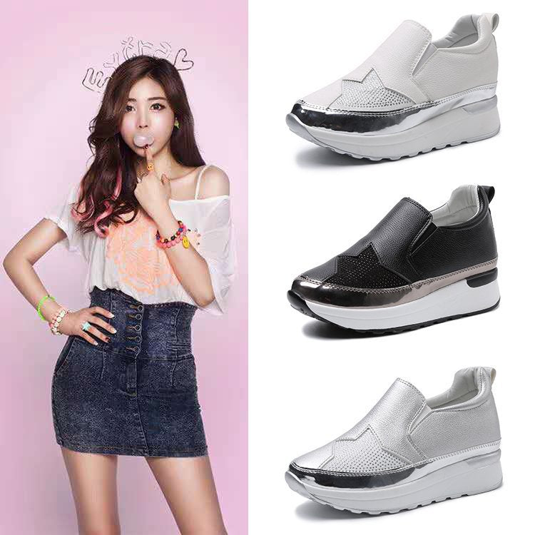 Dame Slip-On Sneakers med fashionable accenter og aftagelig indersål Stilla