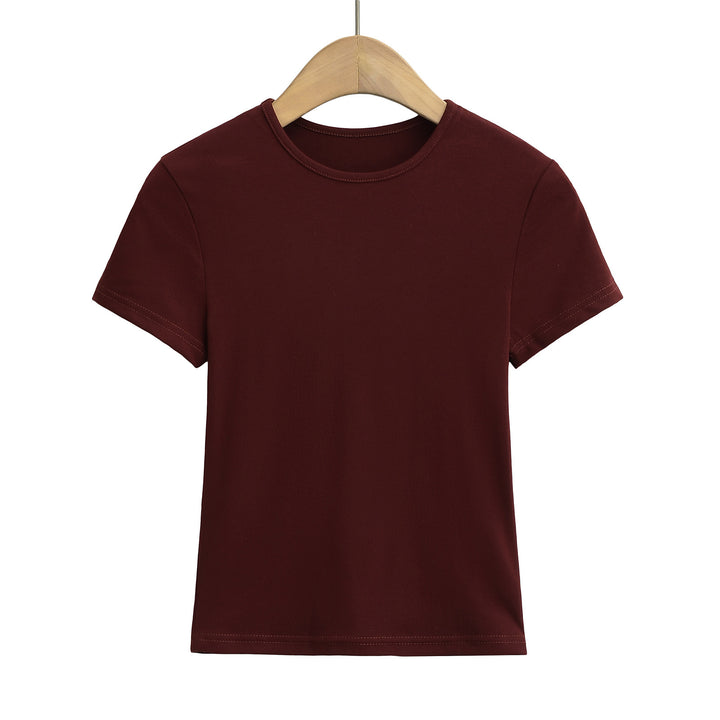 Kvinder Komfortabelt Basic T-shirt med åndbart materiale Stilla