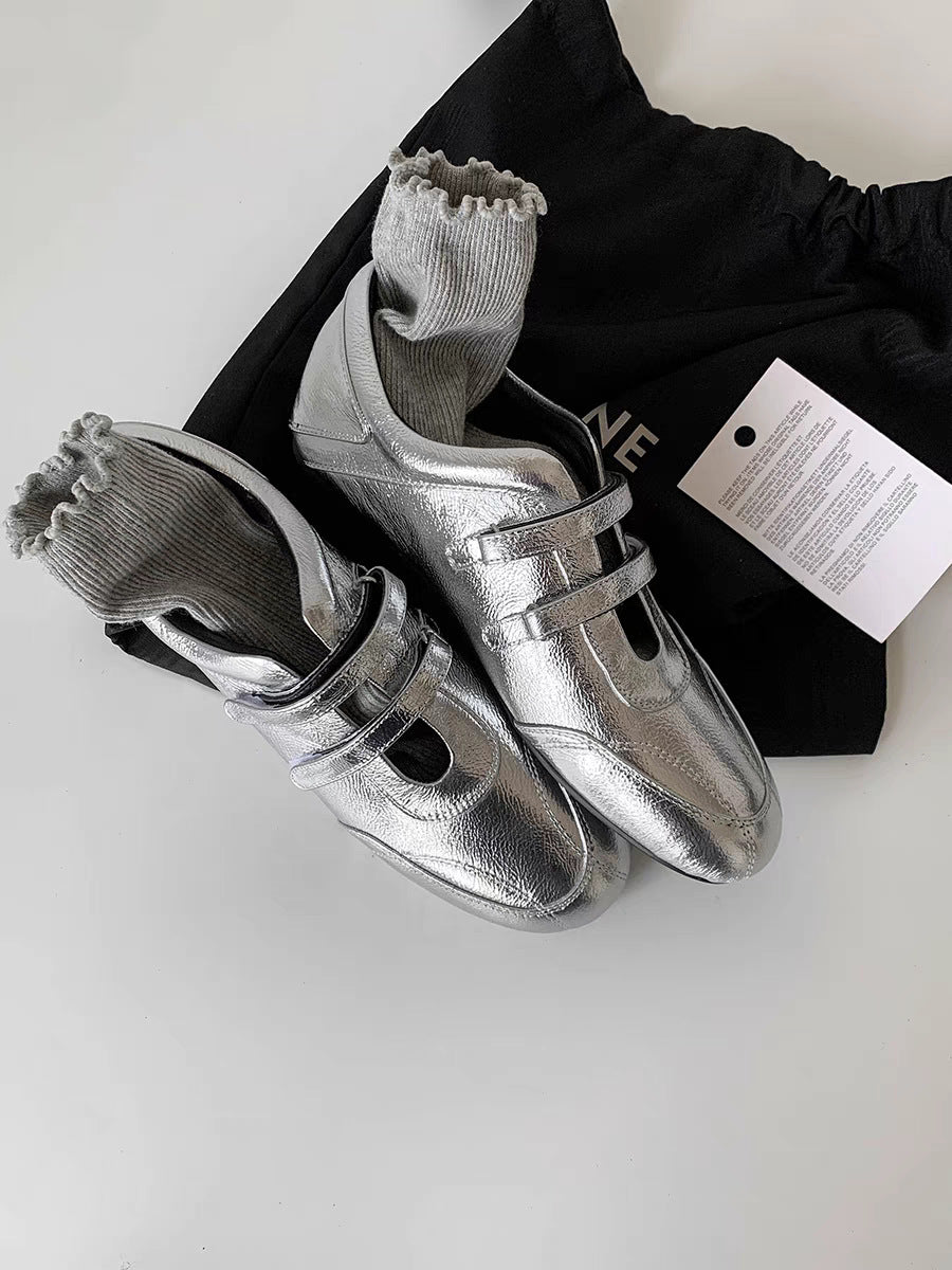 Dame Mode Ballerinas med justerbare remme og komfortabel indersål Stilla