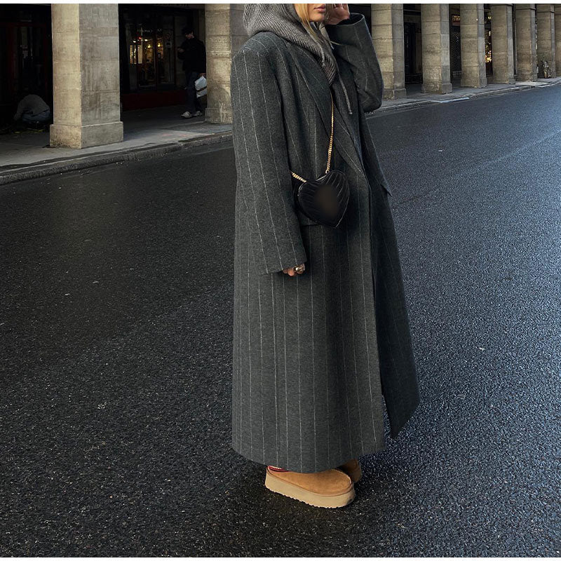 Dame elegant lang skåret blazer Stilla
