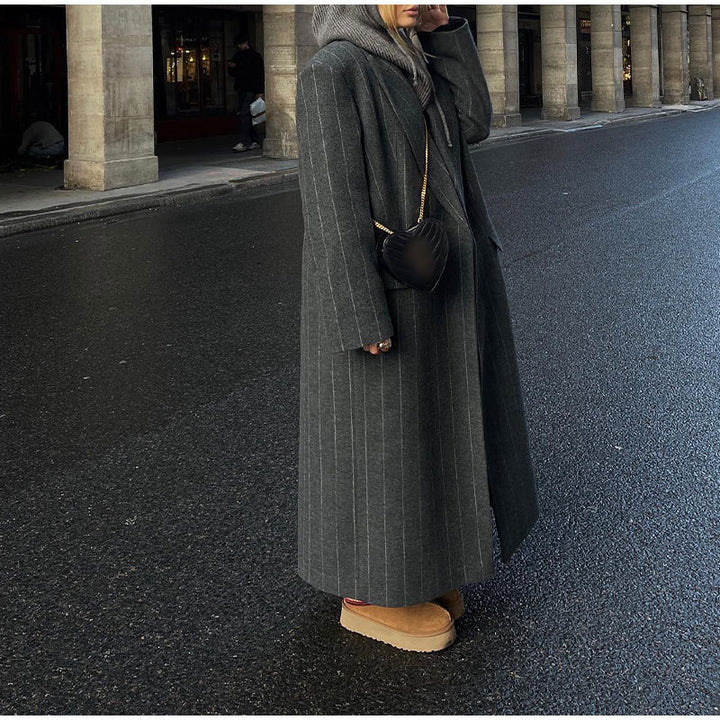 Dame elegant lang skåret blazer Stilla