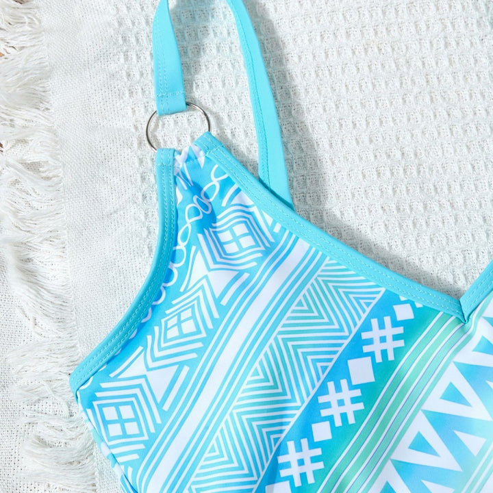 Dame swimsuit med moderne mønster Stilla