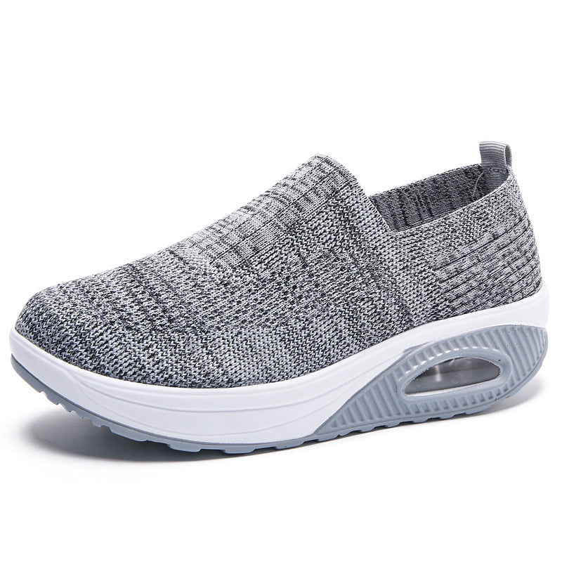 Dame åndbare Slip-On sneakers med støddæmpende sål og fleksibel pasform Stilla