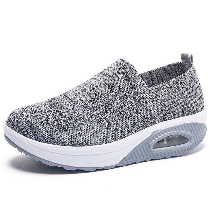 Dame åndbare Slip-On sneakers med støddæmpende sål og fleksibel pasform Stilla