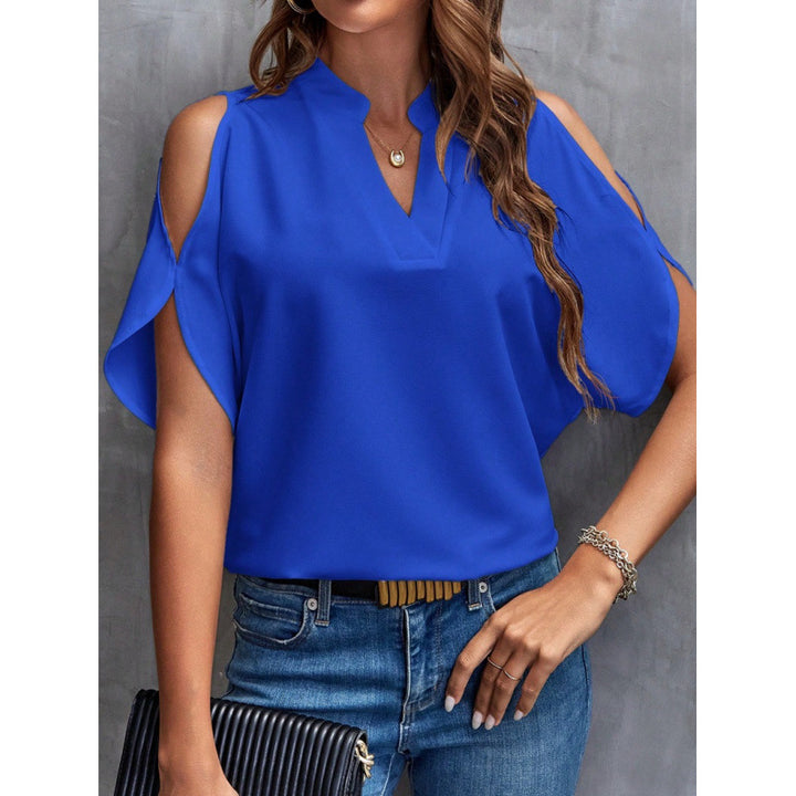 Dame Elegant Kold-Skulder Bluse Stilla