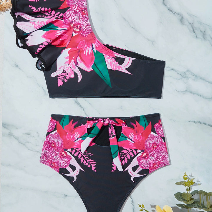Dame Floral Én-delt Bikini Stilla
