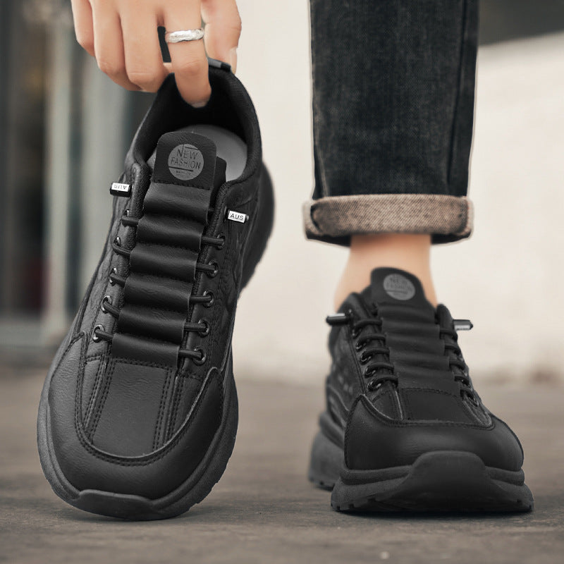 Herre komfort-orienterede afslappede sneakers med multi-textur design Stilla