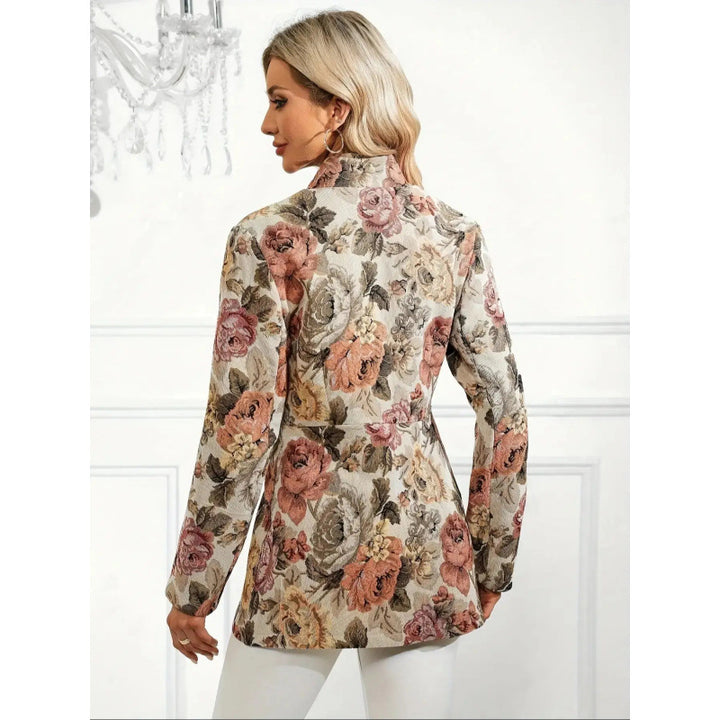 Femme Elegant Floral Blazer Stilla