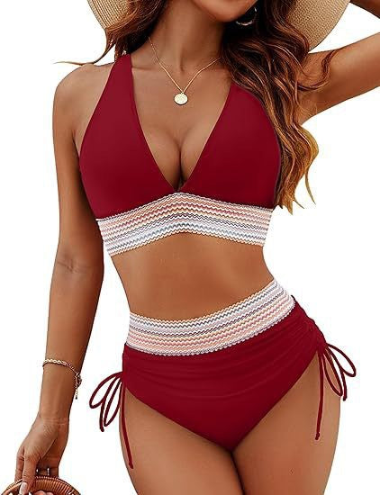 Dame Højskåret Bikini Stilla
