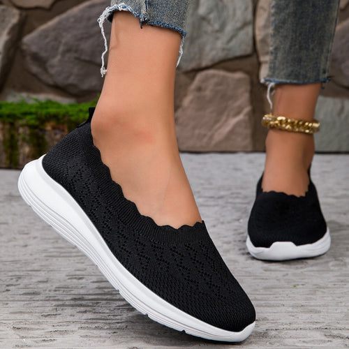 Dame Let Slip-On Strik-Sneaker Stilla