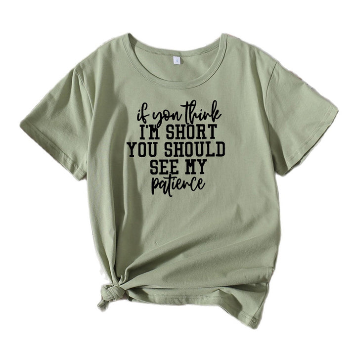 Kvinder Humoristiske Citater Grafik T-Shirt Stilla