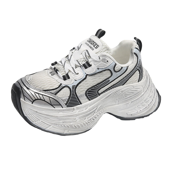 Dame Chunky Sneakers med innovativ dæmpningsteknologi og åndbart mesh-overmateriale Stilla