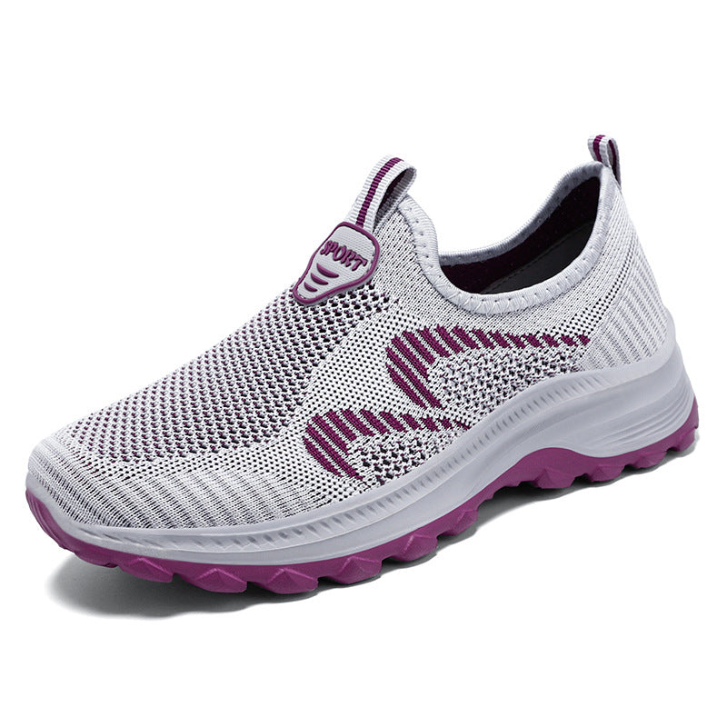 Femme Slip-On Mesh Sport Sneakers med stødabsorberende sål Stilla