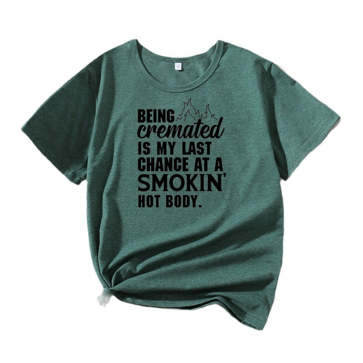 Kvinder Komisk Grafik T-shirt Stilla