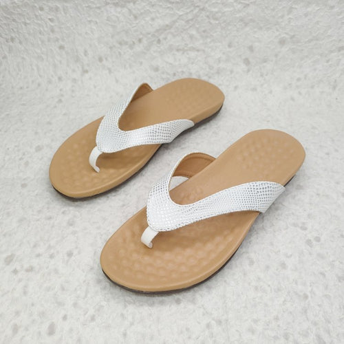Dame Behagelige Tåsplit Sandaler med struktureret sål Stilla