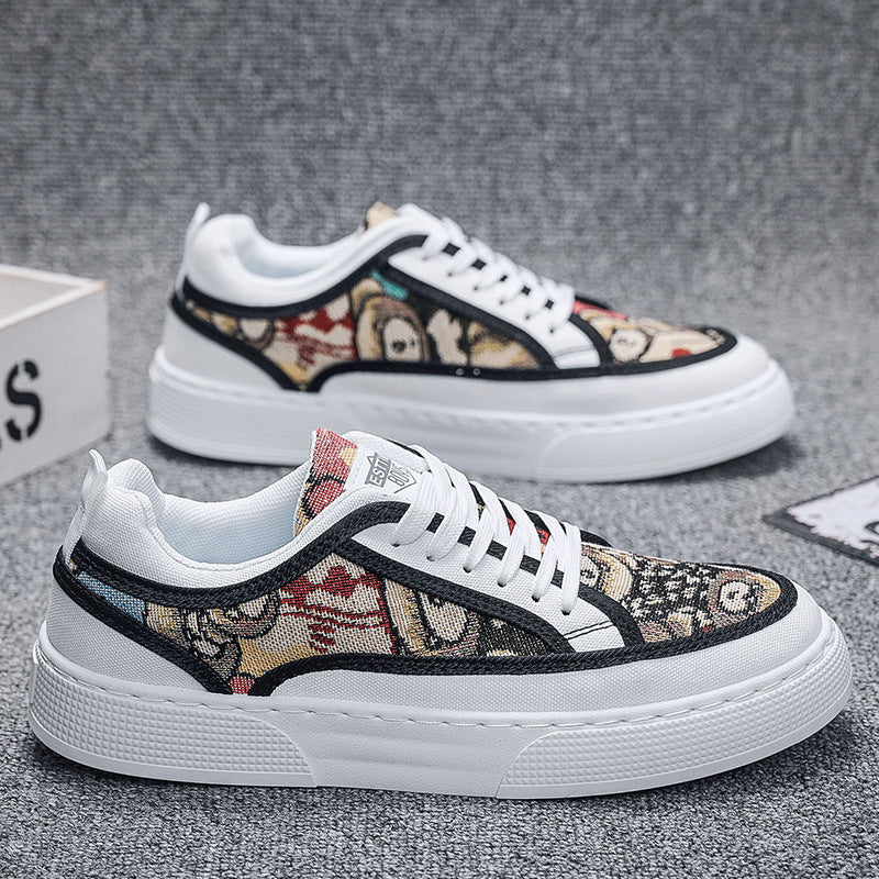 Femme Kunstnerisk Grafik Sneakers Stilla