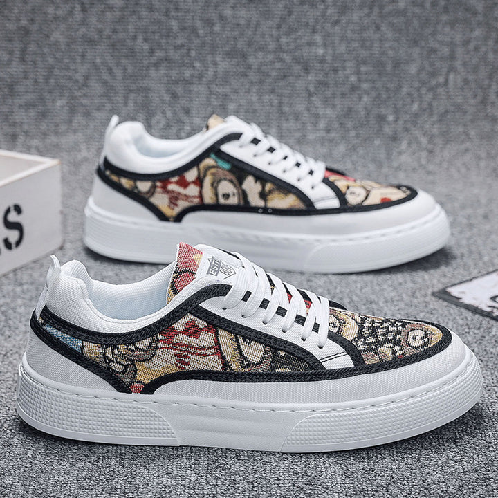 Femme Kunstnerisk Grafik Sneakers Stilla