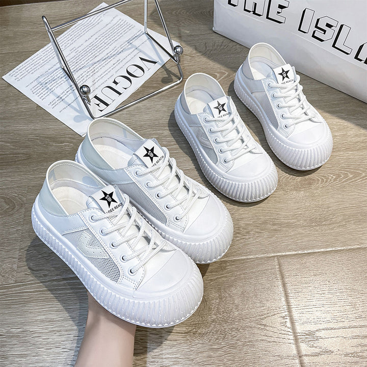 Dame Åndbare Sneakers med futuristisk Mesh-overflade og stabil sål Stilla